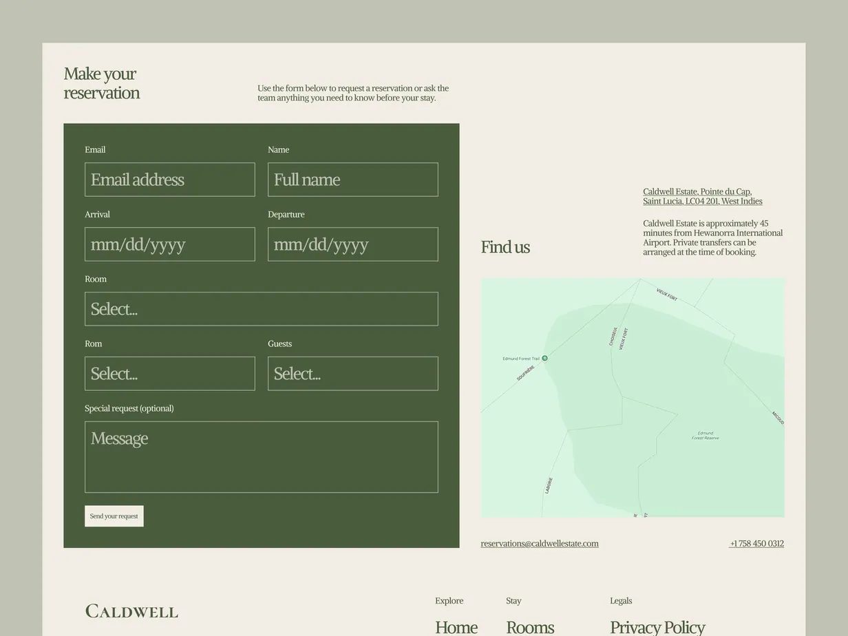 Framer development work sample