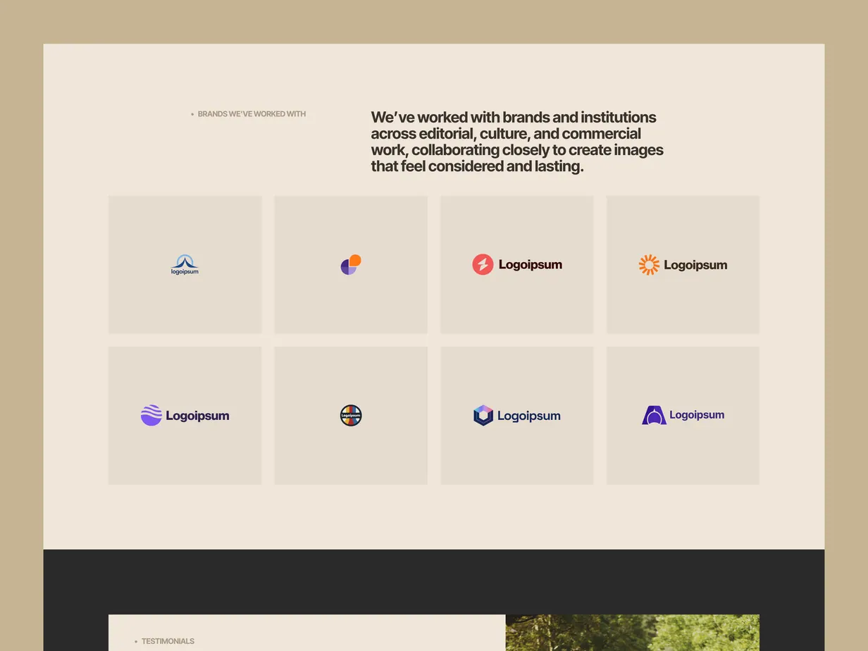 Framer development work sample
